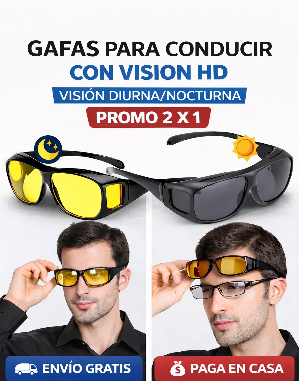 GAFAS ANTIREFLEJO HD PARA CONDUCIR (2X1)