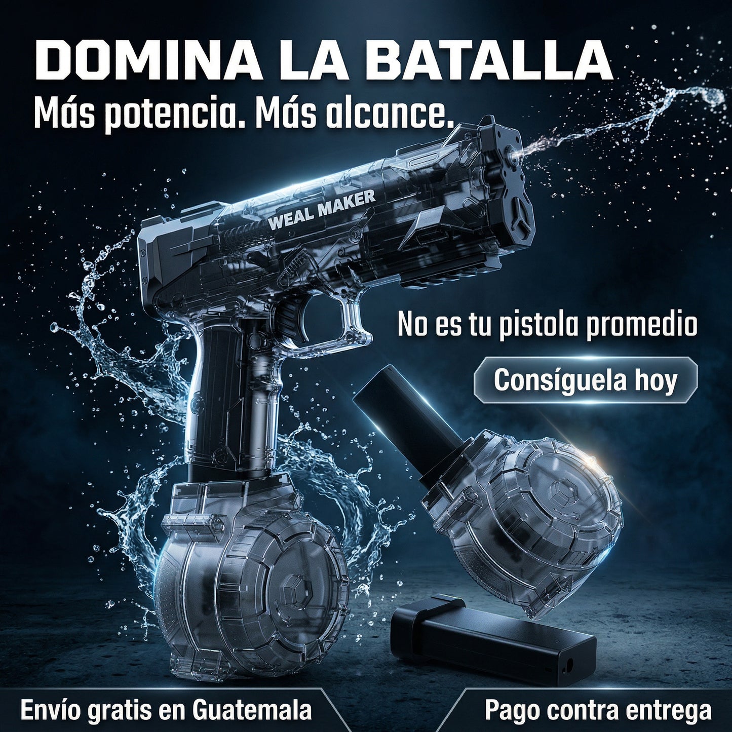 PISTOLA DE AGUA DE ALTA POTENCIA