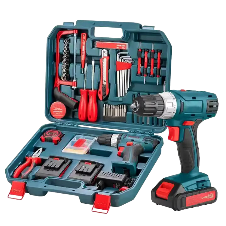 KIT DE TALADRO + 56 PIEZAS
