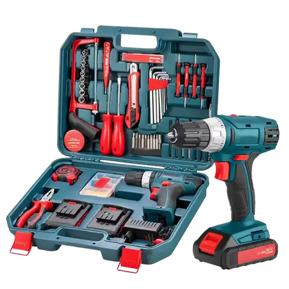KIT DE TALADRO + 56 PIEZAS