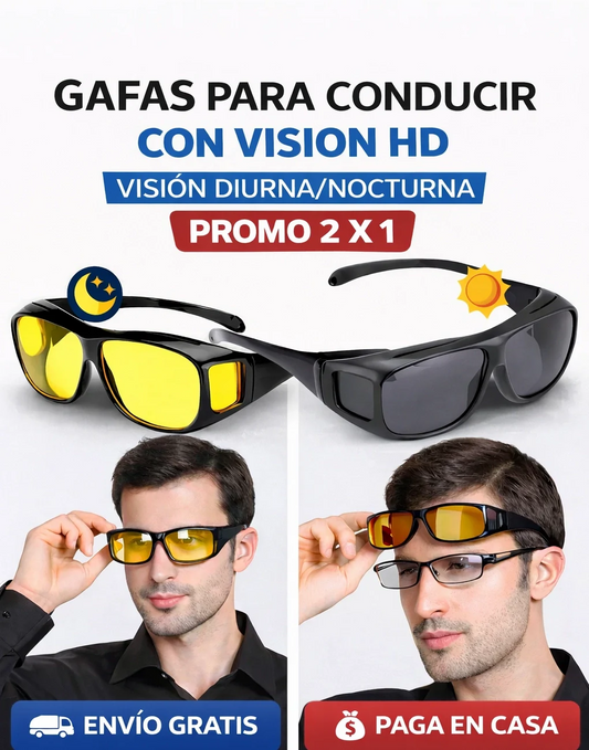 GAFAS ANTIREFLEJO HD PARA CONDUCIR (2X1)
