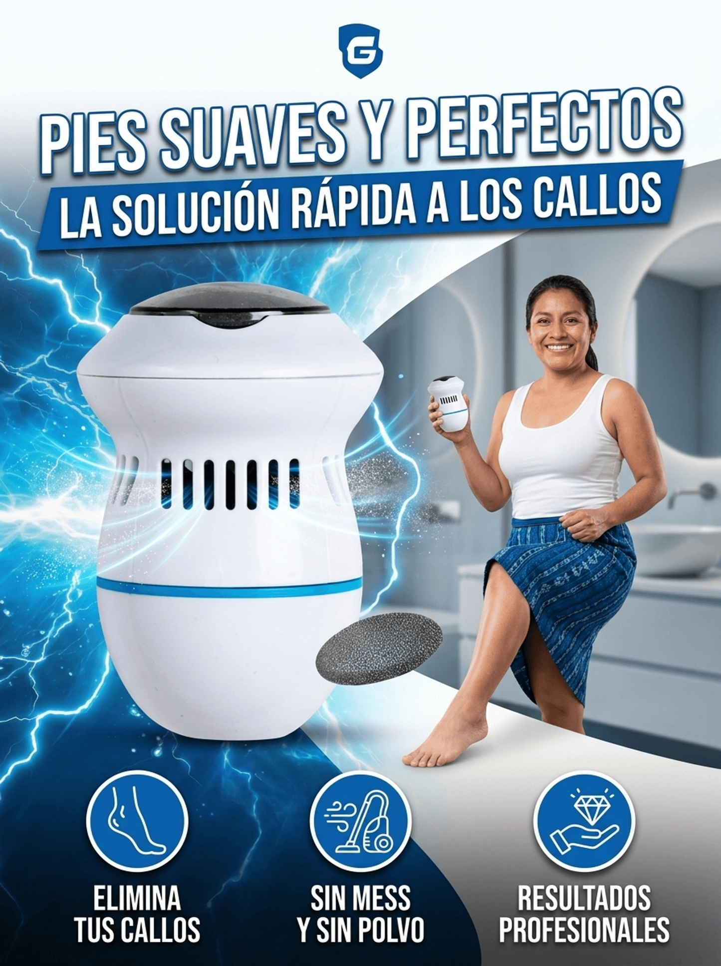 OFERTA | Removedor de Callos Eléctrico "Pies de Seda"